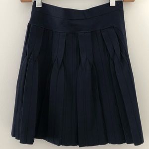 APC Knit Navy Skirt NWOT